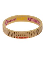 Asthmatic Alert - Reversible Designer Medical Bracelet
