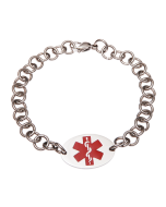 Stainless Steel Oval Bracelet