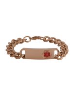 Rose Gold Classic Red Bracelet