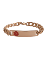 Rose Gold Slim Red Bracelet