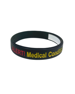 Write-On Medical Alert Mediband - Black