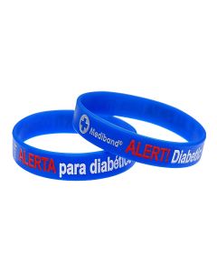 Diabetes Alert - Spanish / Portuguese Medical Bracelet