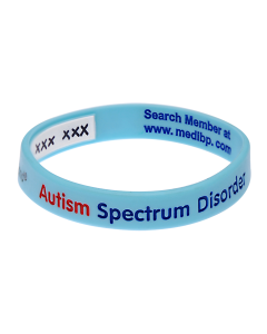 Autism - Reversible Write On Medical Bracelet