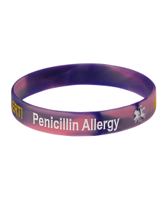 Penicillin Allergy Swirl Medical ID Bracelet
