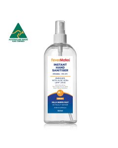 hand surface sanitiser spray aloe vera 500ml australian made hand sanitiser fevermates 