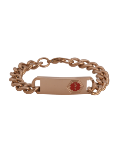 Rose Gold Classic Red Bracelet