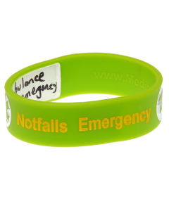 Kid's Write On Travel ID Bracelet - Green