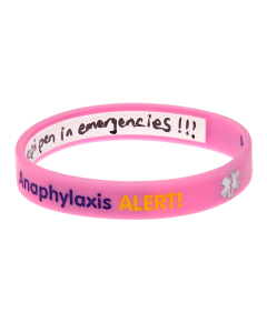 Anaphylaxis Alert - Reversible Write On Medical Bracelet