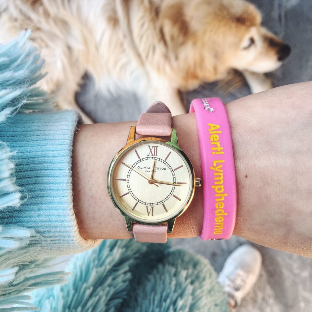 Medical ID bracelet worn on wrist for everyday safety