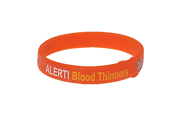 blood thinner alert bracelet