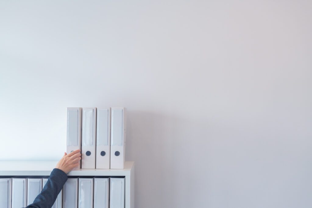 Keep health records on binders