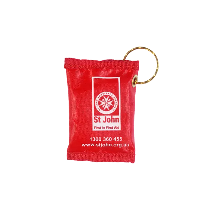 emergency, face shield, cpr, CPR, keyring, st john, first aid, medical, doctors 
